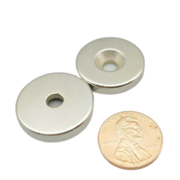 NdFeB Disc countersunk 22mm