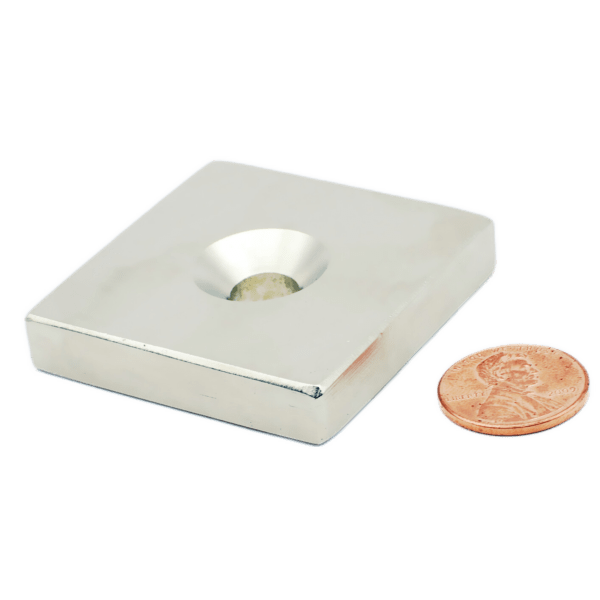 50mm Countersunk NdFeB Magnet MagnetsTek
