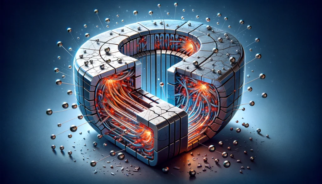dall%c2%b7e-2024-04-11-14-37-09-an-educational-illustration-showcasing-a-neodymium-magnet-emphasizing-its-internal-crystalline-structure-that-leads-to-its-high-magnetic-strength-and