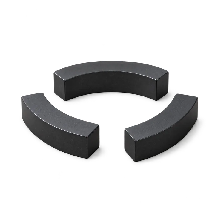 AI-generated bonded-magnet arc-segment geometry concept